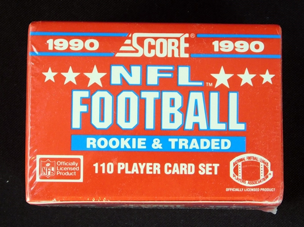 1990 Score Supplemental Football Rookie and Traded Unopened Factory Set