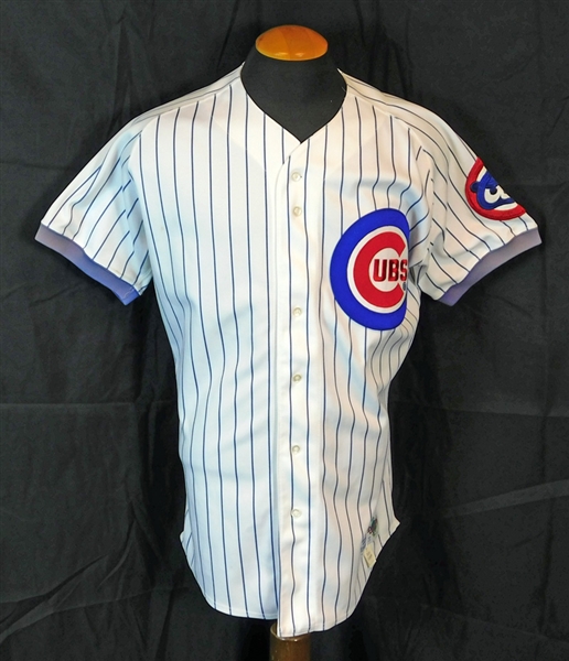 1993 Ryne Sandberg Chicago Cubs Game-Used and Signed Home Jersey Sports Investors Authentication- JSA