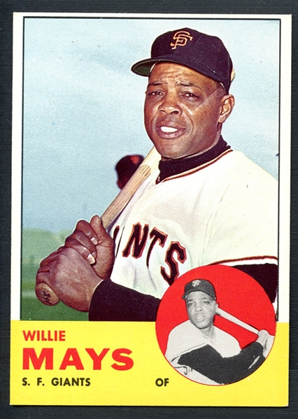 1963 Topps #300 Willie Mays
