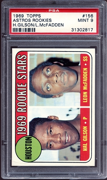 1969 Topps #156 Astros Rookies PSA 9 MINT
