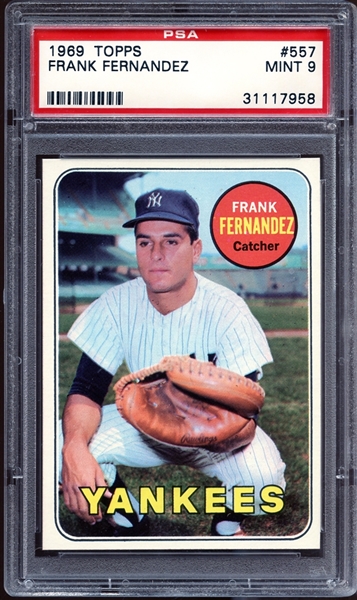 1969 Topps #557 Frank Fernandez PSA 9 MINT