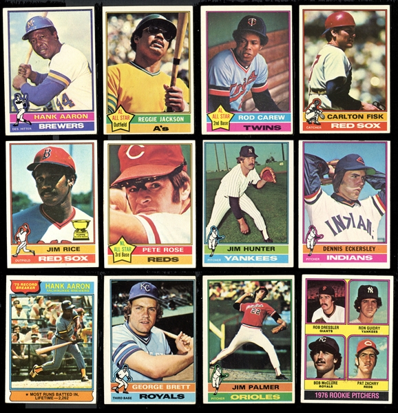 1976 Topps Baseball Near-Complete Set (522/660)