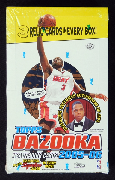 2005-06 Topps Bazooka Basketball Unopened Wax Box