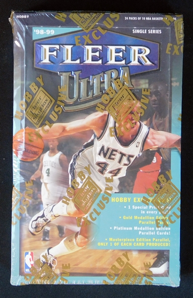 1998-99 Fleer Ultra Basketball Unopened Wax Box