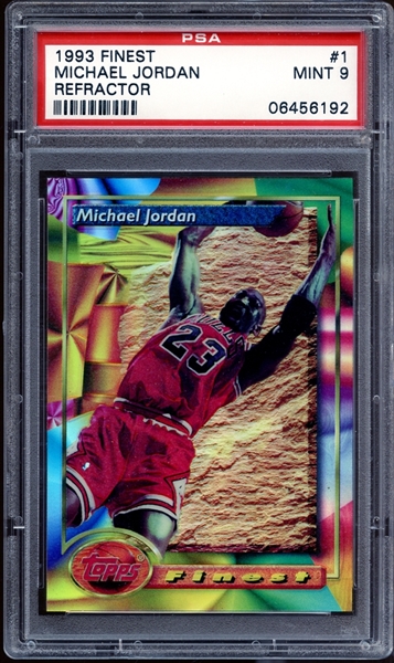 1993 Finest Refractor #1 Michael Jordan PSA 9 MINT