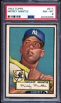 1952 Topps #311 Mickey Mantle PSA 8 NM/MT 