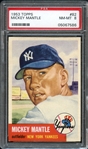 1953 Topps #82 Mickey Mantle PSA 8 NM-MT