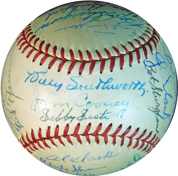 1948 Boston Braves Team-Signed ONL (Frick) Ball with (25) Signatures PSA/DNA
