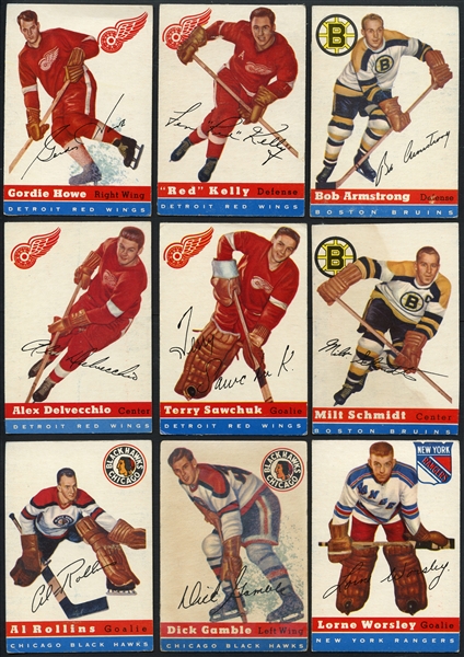 1954 Topps Hockey Complete Set