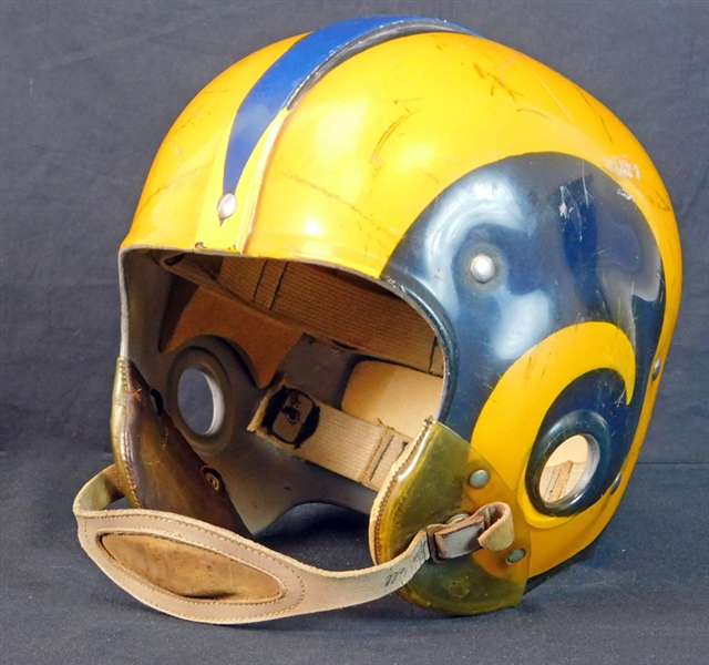 Circa 1950 Elroy "Crazy Legs" Hirsch Los Angeles Rams Game-Used Helmet