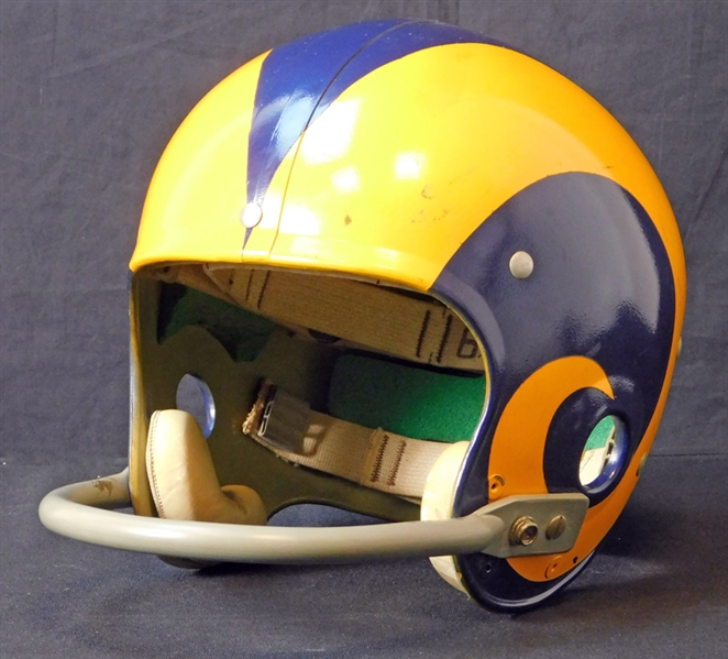 Circa 1957 Elroy "Crazy Legs" Hirsch Los Angeles Rams Game-Used Helmet