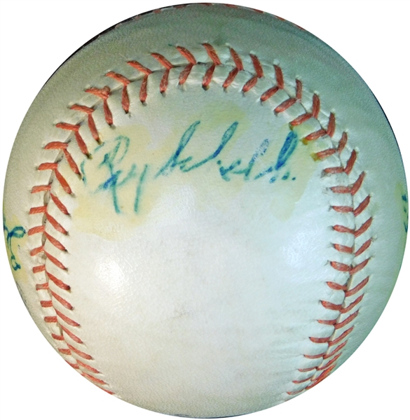 Ray Schalk Signed Baseball That Can Be Displayed as a Single PSA/DNA