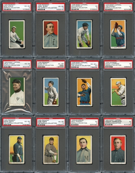 1909-11 T206 White Border Group of (81) Cards All PSA Graded