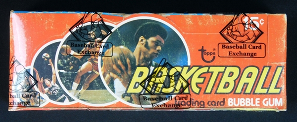 1974 Topps Basketball Full Unopened Wax Box BBCE