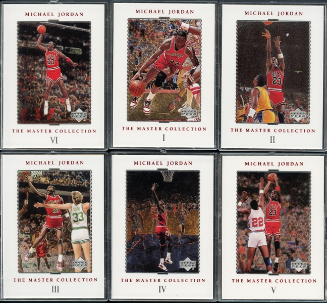 1999-00 Upper Deck Master Collection Michael Jordan /500 Complete Set of 23 