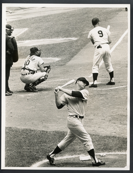 Exceptional 1961 Mickey Mantle and Roger Maris Type I Original Photograph PSA/DNA