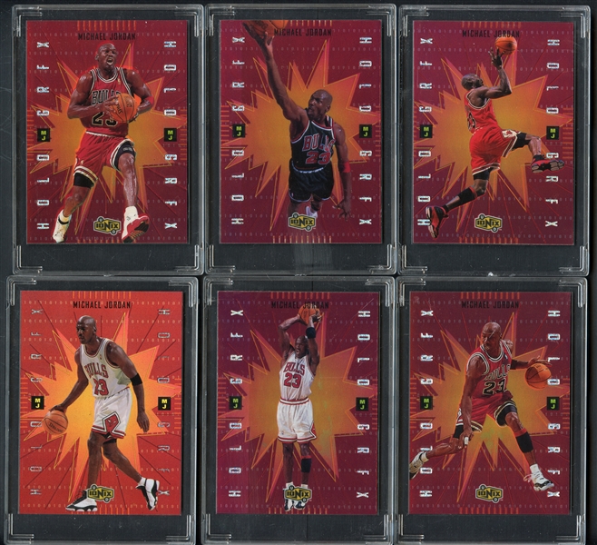 1998-99 Upper Deck IONIX HoloGRFX Michael Jordan Complete Set 1-10