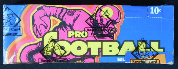 1973 Topps Football Full Unopened Wax Box BBCE