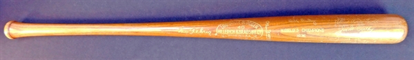 1936 New York Yankees World Champions Commemorative Louisville Slugger Bat