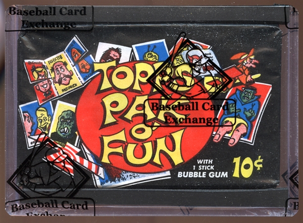 1969 Topps Pak O Fun Unopened Wax Pack BBCE