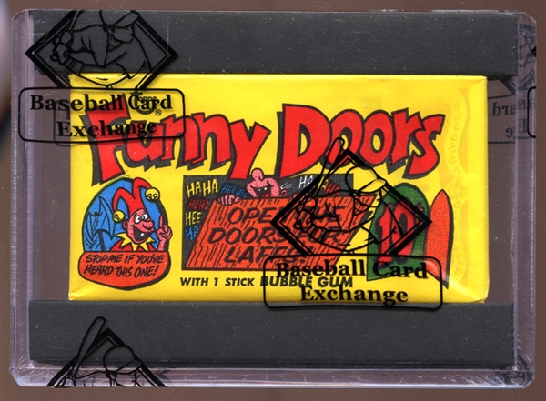 1970 Topps Funny Doors Unopened Wax Pack (BBCE)