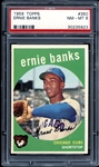 1959 Topps #350 Ernie Banks PSA 8 NM/MT