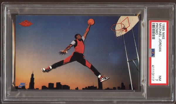 1985 Nike Michael Jordan Promo PSA 7 NM