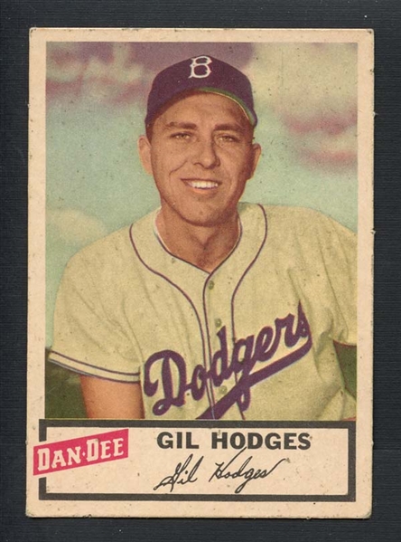 1954 Dan-Dee Potato Chips Gil Hodges
