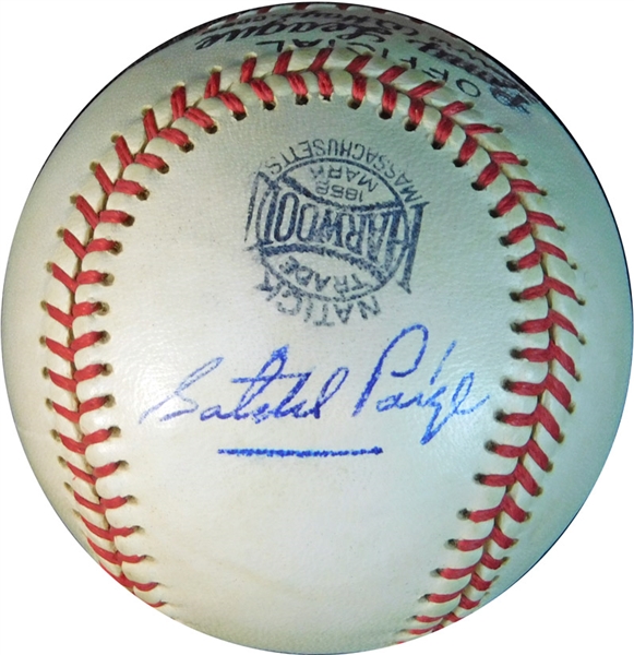Satchel Paige Single-Signed Baseball PSA/DNA