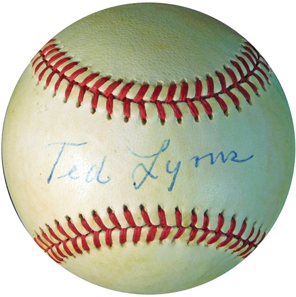 Ted Lyons Single-Signed OAL (MacPhail) Ball PSA/DNA