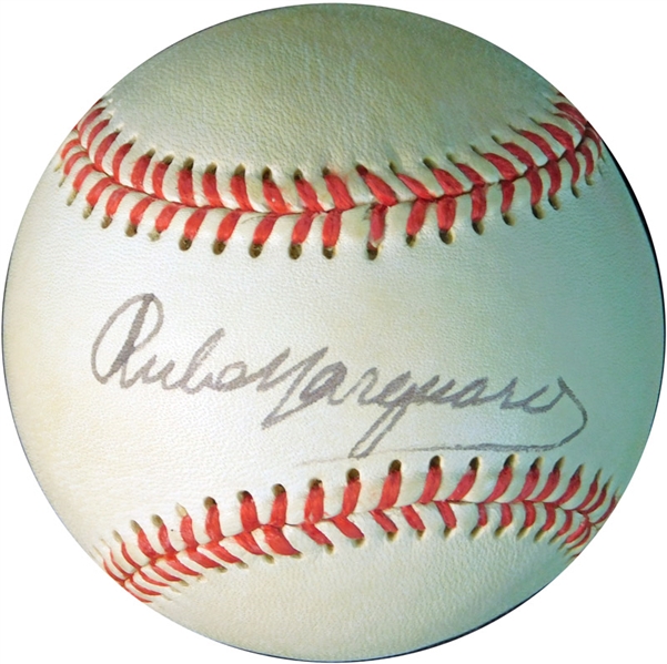 Rube Marquard Single-Signed Baseball JSA