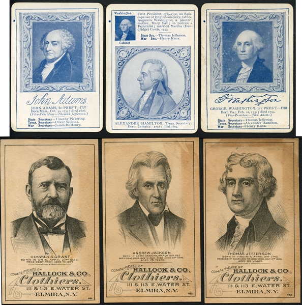 1880-1910 United States Presidents Complete Sets (2)