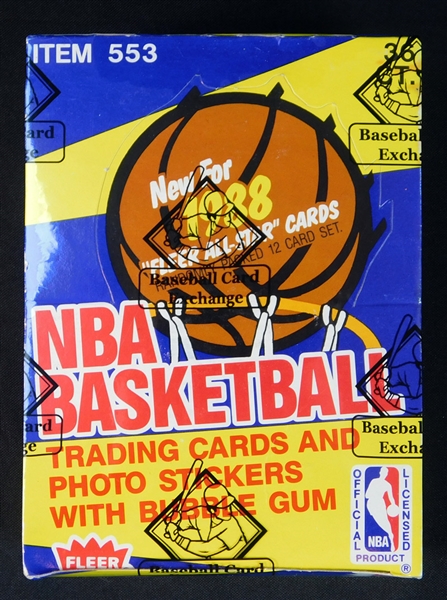 1988-89 Fleer Basketball Full Unopened Wax Box BBCE