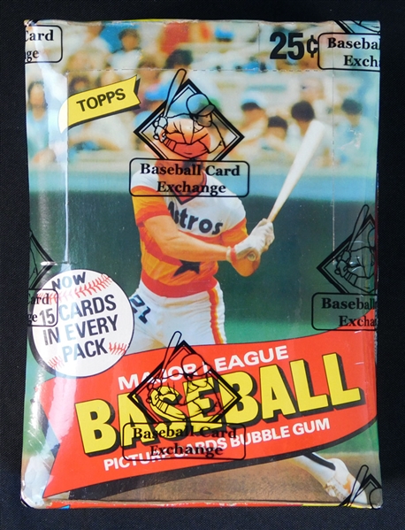 1980 Topps Baseball Full Unopened Wax Box BBCE