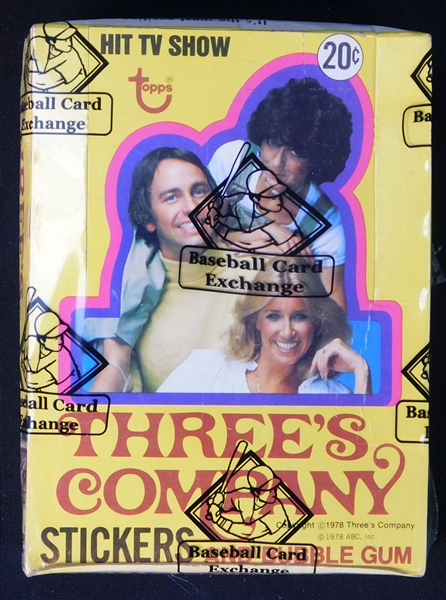 1978 Topps Threes Company Full Unopened Wax Box BBCE
