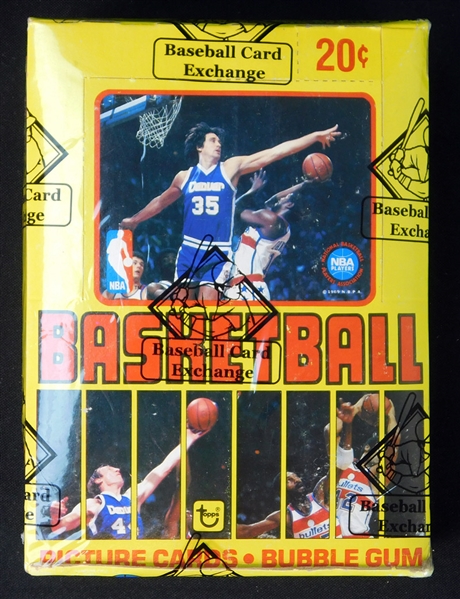 1979-80 Topps Basketball Full Unopened Wax Box BBCE
