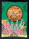 1987-88 Fleer Basketball Full Unopened Wax Box BBCE