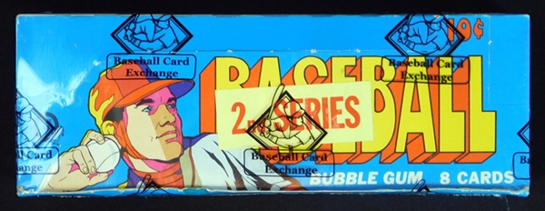 1972 O-Pee-Chee Baseball Full 2nd Series Unopened Wax Box BBCE