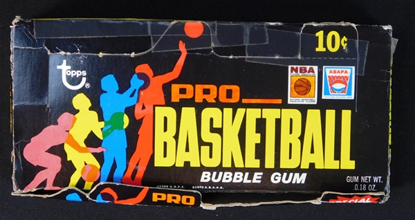 1971-72 Topps Basketball 10-Cent Display Box