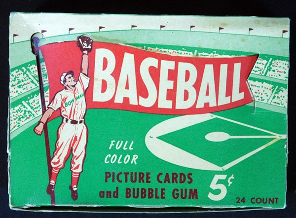 1954 Bowman Baseball 5-Cent Display Box