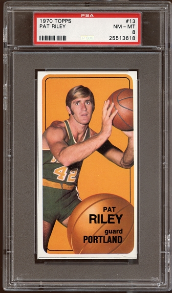 1970 Topps #13 Pat Riley PSA 8 NM/MT