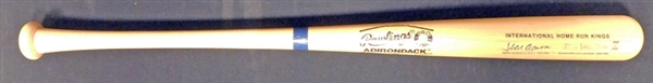 Hank Aaron and Sadaharu Oh Dual-Signed Baseball Bat 450/500 JSA 