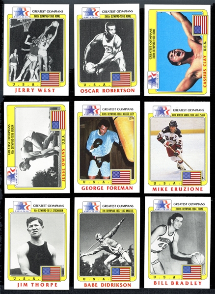 1983 Historys Greatest Olympians Complete High-Grade Set