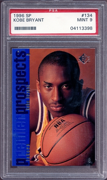 1996 SP #134 Kobe Bryant PSA 9 MINT