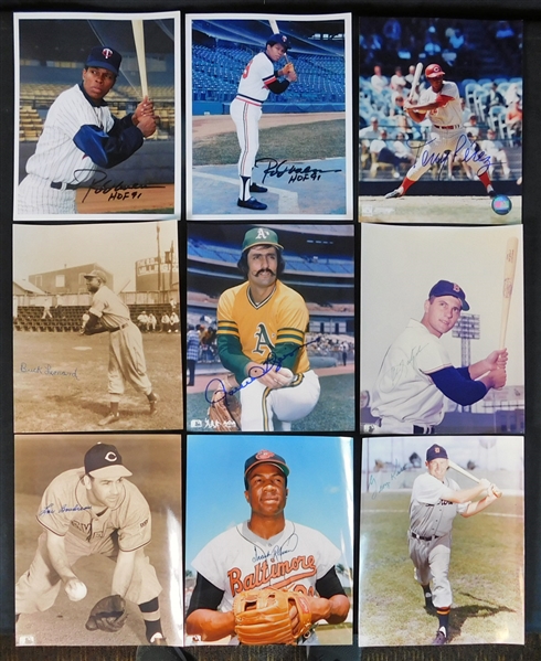 Baseball Hall of Fame Signed Photo Group of (30) 