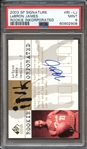 2003 SP Signature #RI-LJ LeBron James Rookie Inkorporated PSA 9 MINT