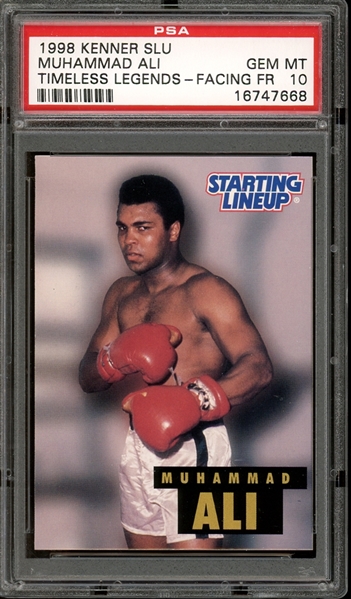 1998 Kenner SLU Timeless Legends Muhammad Ali PSA 10 GEM MT