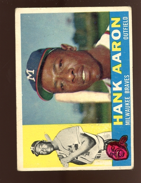 1960 Topps #300 Hank Aaron  