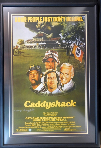 Rodney Dangerfield Signed "Caddyshack" Promotional Poster JSA