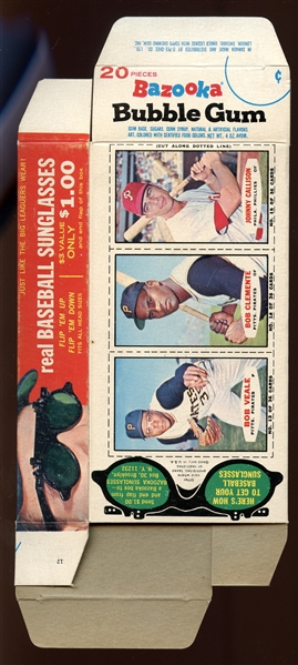 1965 Bazooka Complete Box with Clemente 